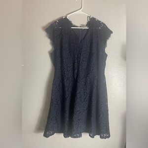 H&M Elegant Navy Lace Dress